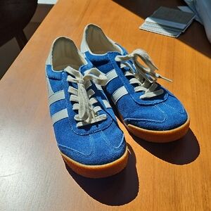 Blue and White Gola Women's Sneakers